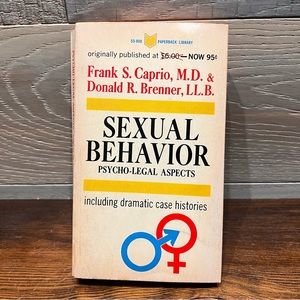 Sexual Behavior Psycho Legal Aspects Frank Caption,‎ MD Donald Brenner LLB 1961